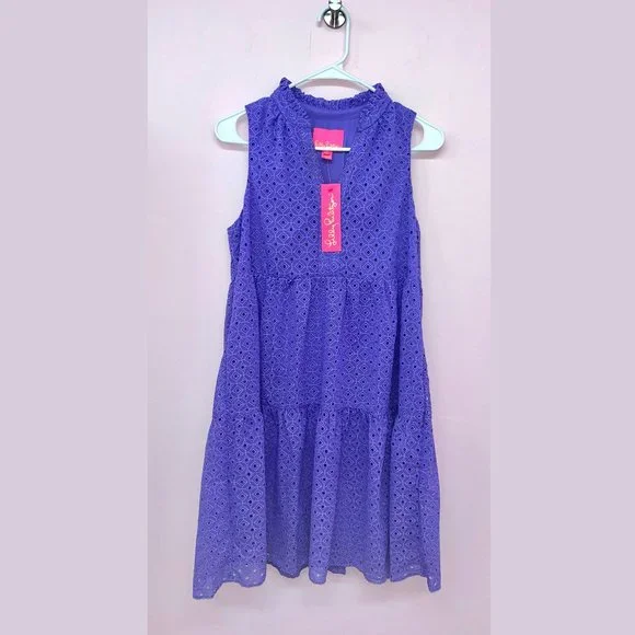 NWT Lilly Pulitzer Novella Eyelet Swing Dress - Picture 2 of 2